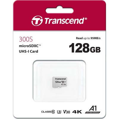 Transcend 300s microSDXC 128GB U3 V30 A1