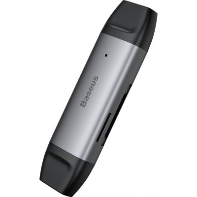 Baseus Lentil Card Reader USB 3.0 Type-C για SD/microSD Γκρι