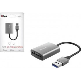 Trust Dalyx Fast USB-A 3.2 Card reader Trust Dalyx Fast USB-A 3.2 Card reader