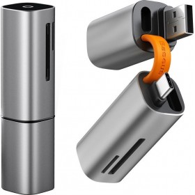Baseus Mini-cabin Card Reader USB 3.1 USB 2.0 Type-C για SD/microSD Space Grey Baseus Mini-cabin Card Reader USB 3.1 USB 2.0 Type-C για SD/microSD Space Grey