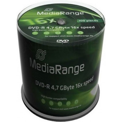 MediaRange DVD-R 4.7GB 100τμχΚωδικός: MR442 