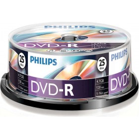 Philips DVD-R Printable 4.7GB 25τμχΚωδικός: PH924306 