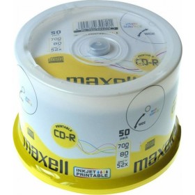 Maxell CD-R Printable 700MB 50τμχΚωδικός: CD0195 