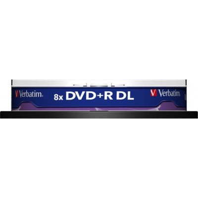 Verbatim DVD+R Dual Layer 8.5GB 10τμχΚωδικός: 43666 