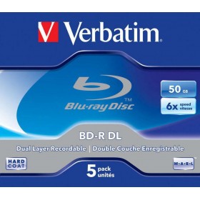 Verbatim BD-R Dual Layer 50GB 5τμχΚωδικός: 43748  Verbatim BD-R Dual Layer 50GB 5τμχΚωδικός: 43748