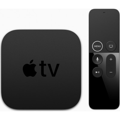 Apple TV Box TV 4K 4K UHD με WiFi 3GB RAM και 32GB Αποθηκευτικό Χώρο με Λειτουργικό tvOS και Siri