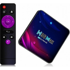 TV Box H96 Max 4K UHD με WiFi, CPU RK3318, USB 2.0 / USB 3.0 4GB RAM και 32GB Αποθηκευτικό Χώρο με Λειτουργικό Android 11.0