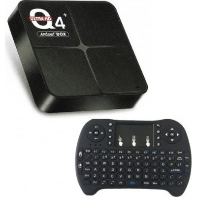 Andowl TV Box Q 4 PRO Mini 6K UHD με WiFi USB 2.0 4GB RAM και 64GB Αποθηκευτικό Χώρο με Λειτουργικό Android 10.0