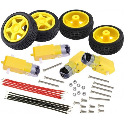 Keyestudio Motor Wheel Kit Για Smart Car Ks0324