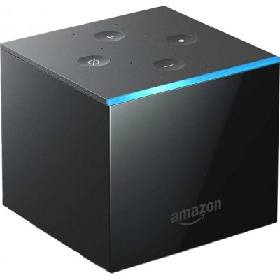 Amazon TV Box Fire TV Cube 4K UHD με WiFi 2GB RAM και 16GB Αποθηκευτικό Χώρο με Λειτουργικό Android 9.0 και Alexa