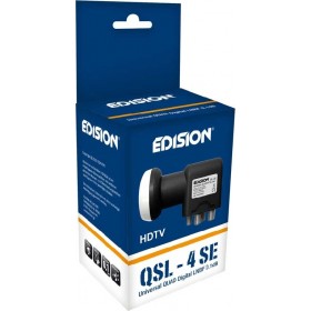 Edision LNB QSL-4 Quad SEΚωδικός: 03-01-0010  Edision LNB QSL-4 Quad SEΚωδικός: 03-01-0010
