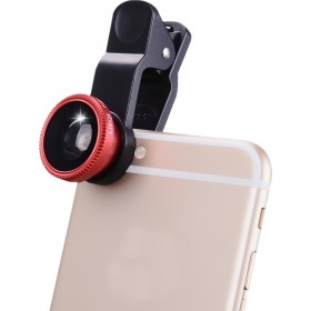 Fisheye / Macro / Wide Angle Red 3τμχ