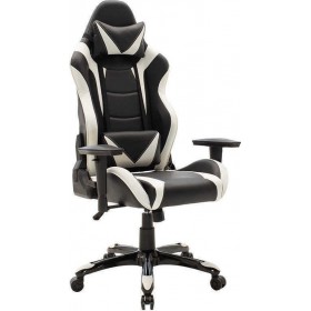 Pakoworld Russell Καρέκλα Gaming Black/White