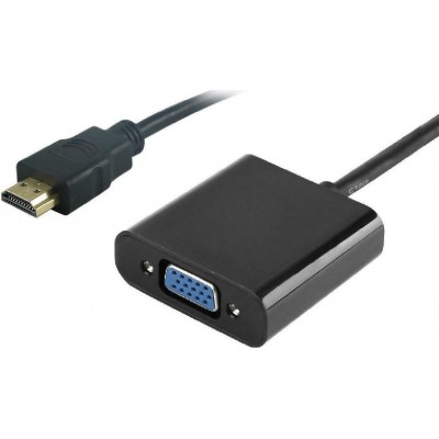 Powertech HDMI male - VGA female (PTH-023)