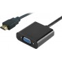 Powertech HDMI male - VGA female (PTH-023)