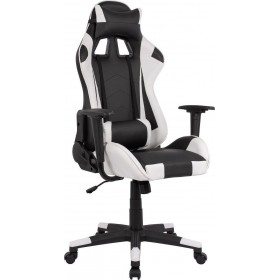 HomeMarkt HM1137.04 Καρέκλα Gaming Black\White HomeMarkt HM1137.04 Καρέκλα Gaming Black\White