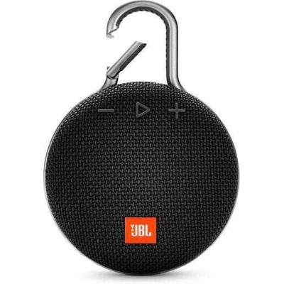 JBL Clip 3 Αδιάβροχο Ηχείο Bluetooth 3W με 10 ώρες Λειτουργίας Midnight BlackΚωδικός: JBLCLIP3BLKAM 