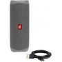 JBL Flip 5 Αδιάβροχο Ηχείο Bluetooth 20W με 12 ώρες Λειτουργίας GreyΚωδικός: JBLFLIP5GRYAM 