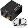 RCA / Toslink female in - 2x RCA female out