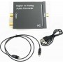 RCA / Toslink female in - 2x RCA female out