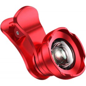 Baseus Short Videos Magic Camera Φακός Κάμερας Κινητών Wide Angle / Fisheye 15x σε Κόκκινο χρώμα Baseus Short Videos Magic Camera Φακός Κάμερας Κινητών Wide Angle / Fisheye 15x σε Κόκκινο χρώμα