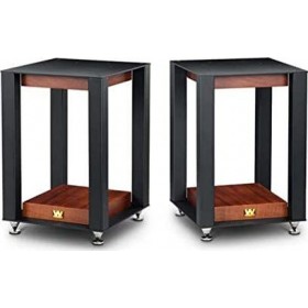 Wharfedale Βάσεις Ηχείων Δαπέδου Linton Stand (Ζεύγος) σε Καφέ Χρώμα Mahogany