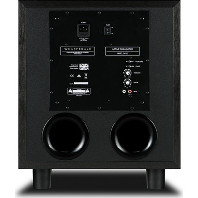 Wharfedale SW-12 Αυτοενισχυόμενο Subwoofer με Ηχείο 12" 450W Μαύρο