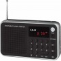 Akai DR002A-521 Φορητό Ραδιόφωνο Επαναφορτιζόμενο με USB Μαύρο