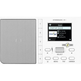 Technisat Sternradio IR Επιτραπέζιο Ραδιόφωνο Επαναφορτιζόμενο με Bluetooth Λευκό Technisat Sternradio IR Επιτραπέζιο Ραδιόφωνο Επαναφορτιζόμενο με Bluetooth Λευκό