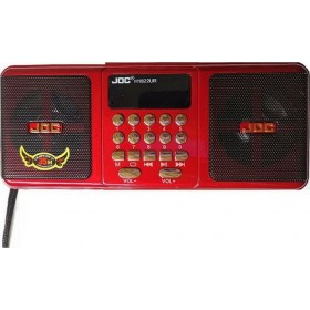 Joc H1822UR Φορητό Ραδιόφωνο Επαναφορτιζόμενο με USB Κόκκινο