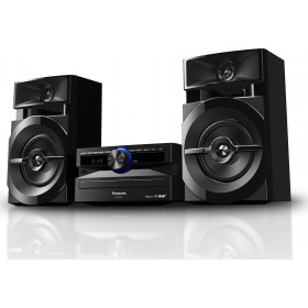 Panasonic Ηχοσύστημα 2.0 SC-UX100 300W με CD / Digital Media Player και Bluetooth Μαύρο