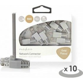 Nedis Network Connector Set RJ45 Male Cat6 10τμχ Grey