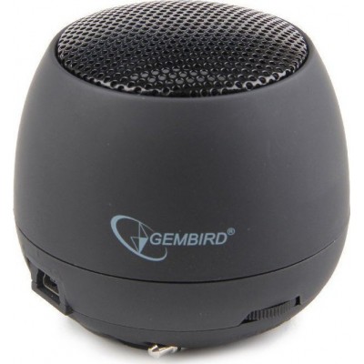 Gembird SPK-103 Φορητό Ηχείο 2W με 6 ώρες Λειτουργίας Black