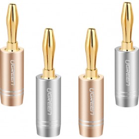 Ugreen Banana Plugs Gold Plated (AV149)