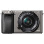 Sony Mirrorless Φωτογραφική Μηχανή α6000 Crop Frame Kit (E PZ 16-50mm F3.5-5.6 OSS) Grey