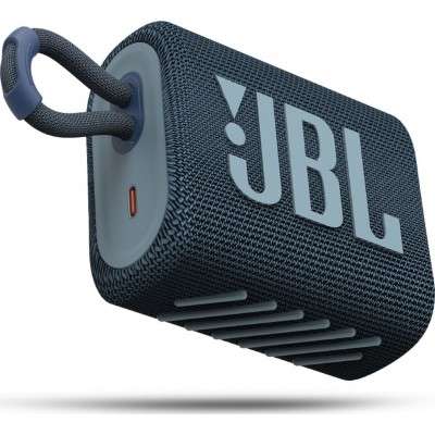 JBL Go 3 Αδιάβροχο Ηχείο Bluetooth 4.2W με 5 ώρες Λειτουργίας BlueΚωδικός: JBLGO3BLU 