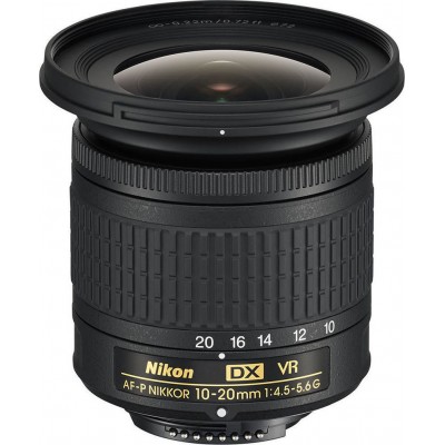 Nikon AF-P DX Nikkor 10-20mm f/4.5-5.6G VR (Nikon F) Black