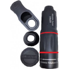 High Power HD Φακός Κάμερας ​Κινητών Μονοκυάλι 18x σε Κόκκινο χρώμα