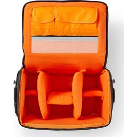 Nedis Τσάντα Ώμου Φωτογραφικής Μηχανής CBAG220BK σε Μαύρο Χρώμα