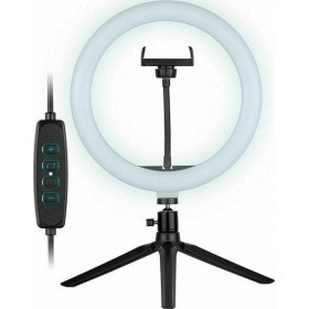 Tracer Led Ring Lamp with Mini Tripod 26cmΚωδικός: 46474  Tracer Led Ring Lamp with Mini Tripod 26cmΚωδικός: 46474