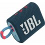 JBL Go 3 Αδιάβροχο Ηχείο Bluetooth 4.2W με 5 ώρες Λειτουργίας Blue/PinkΚωδικός: JBLGO3BLUP 