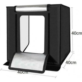 E-Reise Photo Studio Box with LED 40x40x40cmΚωδικός: 81035FTB00BK 