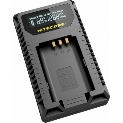 NiteCore Διπλός Φορτιστής Μπαταρίας USN2 Συμβατός με Sony