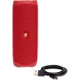 JBL Flip 5 Αδιάβροχο Ηχείο Bluetooth 20W με 12 ώρες Λειτουργίας RedΚωδικός: JBLFLIP5REDAM 