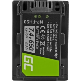 Green Cell Μπαταρία Βιντεοκάμερας NP-FH50 650mAh Συμβατή με Sony Green Cell Μπαταρία Βιντεοκάμερας NP-FH50 650mAh Συμβατή με Sony