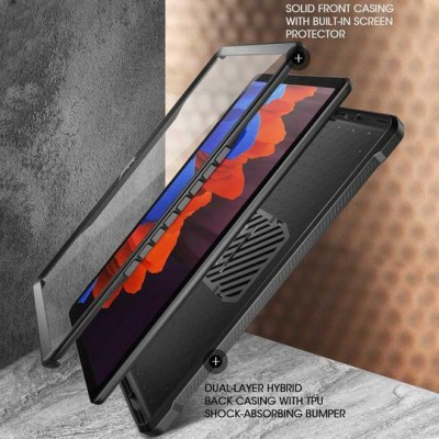 Supcase Unicorn Beetle Pro Back Cover Shock Proof / Stand Μαύρο (Galaxy Tab A7)