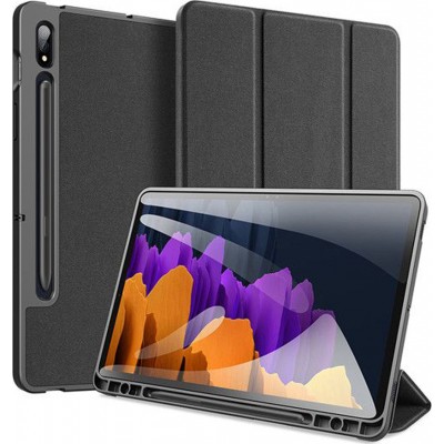 Dux Ducis Domo Series Flip Cover Μαύρο (Galaxy Tab S7)