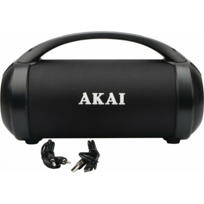 Akai ABTS-21H Ηχείο Bluetooth 6.5W με Ραδιόφωνο και 4 ώρες Λειτουργίας Black