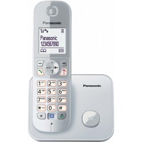 Panasonic KX-TG6811 Ασύρματο Τηλέφωνο με Aνοιχτή Aκρόαση Ασημί