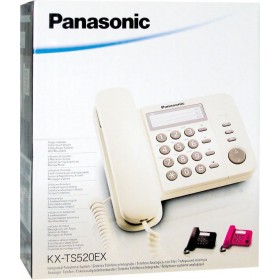 Panasonic KX-TS520EX2 Ενσύρματο Τηλέφωνο Γραφείου Λευκό Panasonic KX-TS520EX2 Ενσύρματο Τηλέφωνο Γραφείου Λευκό